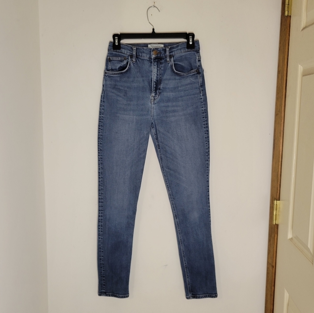 Reformation Ladies High Rise Skinny Havana Jeans -Size (27)- Excellent Condition